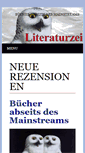 Mobile Screenshot of literaturzeitschrift.de